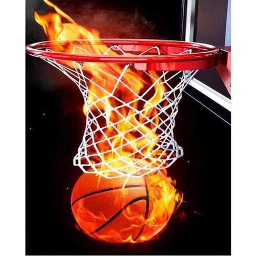 5D DIY Diamond Painting Landscape Basketball Fire Home Decor Full Square Round Drill Embroidery Sale Sport Home Decor