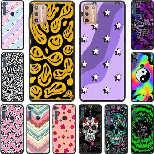Phone Case for Motorola Moto G9 Play One Fusion Plus G8 Power Lite Hyper E6s Edge Silicone Cover Indie Kids Aesthetic Art