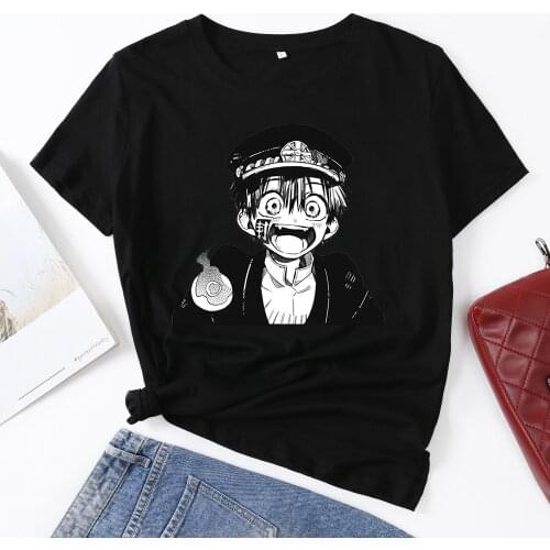 Toilet-bound Hanako-kun T Shirt Anime Jibaku Shounen Hanako Kun T-shirt Personalized Womens Short Sleeve Tops Tees Casual