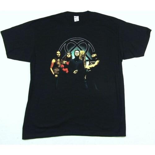 HIM H.I.M. Band Pic Fall Tour 2005 Skull Black T Shirt New Official Band Merch