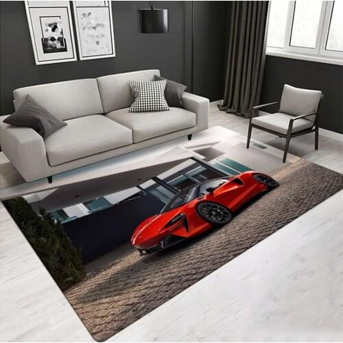 Boy Room Rug Sports Racing Car 3D Print Large Size Carpet For Bedroom Decoration Nordic House Floor Mat Living Room Area Rug