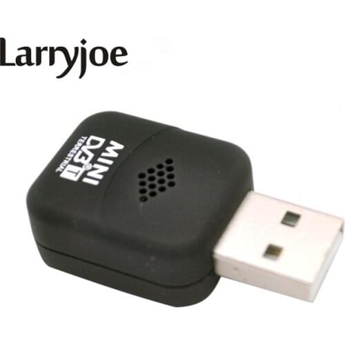 Larryjoe New DVB-T Mini USB Digital TV HDTV Stick Tuner Dongle Receiver Recorder+Remote Control for PC Laptop DVBT