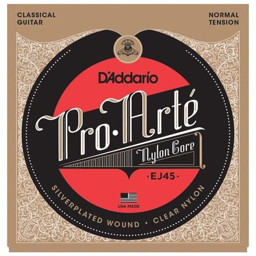 D'addario EJ43 EJ44 EJ45 EJ46 EJ49 EJ59 Pro Arte Nylon Classical Guitar Strings set, Normal/Hard Tension