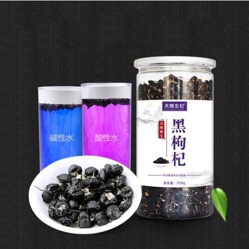 7A Wild Black Goji Berries 100% Natural /250g,DriedBag Ladies