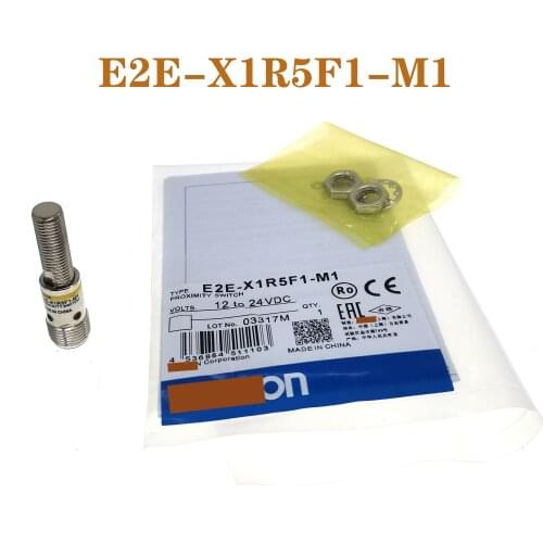 New E2E-X1R5F1-M1 / E2E-X1R5F2-M1 proximity switch sensor spot
