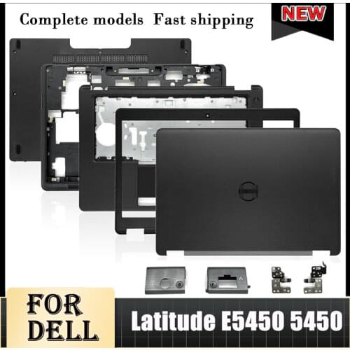 NEW Top Case/Front Bezel/Hinges/Palmrest/Bottom Case For Dell Latitude E5450 5450 Laptop Black LCD Back Cover 0JX8MW