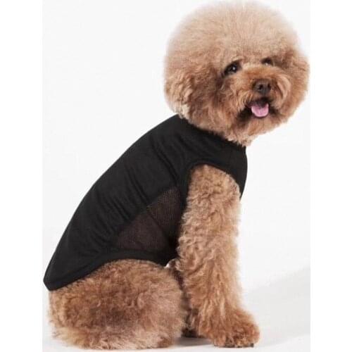 Dog Cooling Vest Summer Mesh Breathable Pet Dog Tshirt Schnauzer Corgi French Bulldog Costume PDC0044