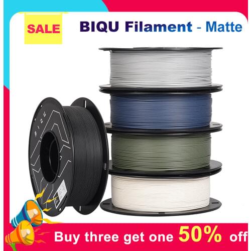 BIQU PLA Filament Matte 1.75mm 1KG 3D Printing Material 3D Printer Parts For Ender 3 V2 BIQU B1 BX Printer 3D Pen