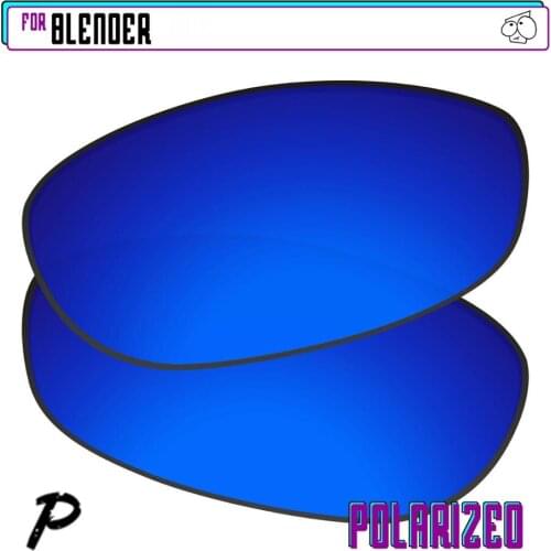 EZReplace Polarized Replacement Lenses for - Oakley Blender Sunglasses - Navy P