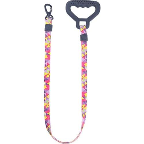 Dog Leash Fashion Durable Prevent Violence Impact High Density Ribbon Basic Leashes Print Suitable for Medium and Large Pets