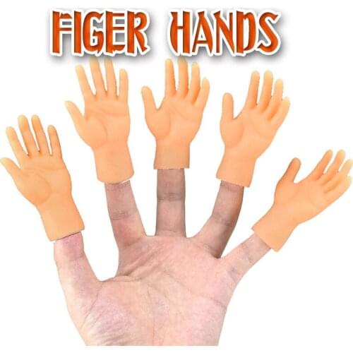 Screepy Halloween Mini Finger Hands Tiny Left Right Hand for Game Party Costume AN88