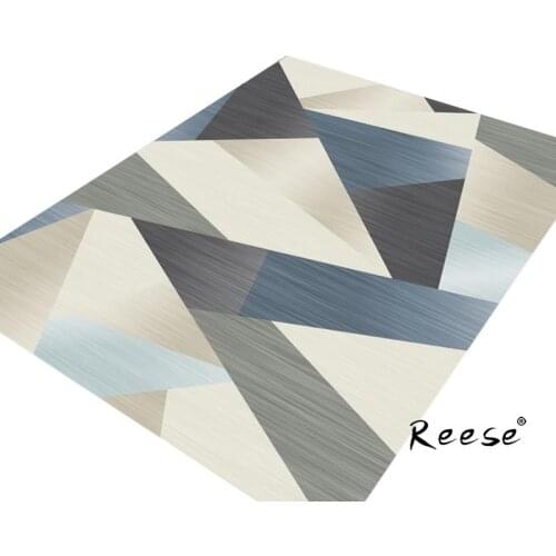 Reese Grey Soft Dense Fluff Home Area Rug Simplicity Geometric Bars Modern Abstract Living Room Carpets Bedroom Decor Anti Slip