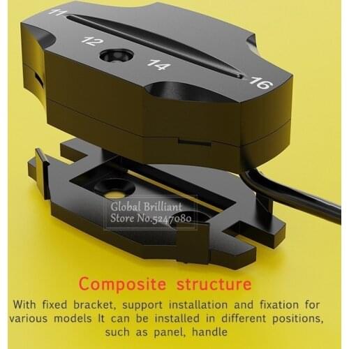 LED Tricolor Indicator Light Scroll Dot Panel Voltmeter Electric Voltage Meter Volt Tester For Auto Battery Car Motorcycle Ship