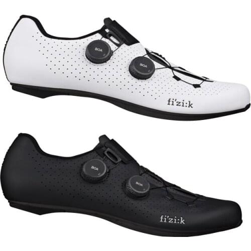 Fizik R1 Carbon Cycling Shoes Double Infinito Boa® IP1-B Infinito footbed Full UD Carbon Vented Race Performance Bike Shoes