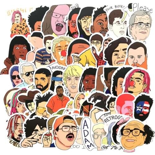 10/30/50PCS Cartoon Anime Friends Diary Waterproof Graffiti Luggage Laptop Skateboard Toy Decoration Sticker Wholesale