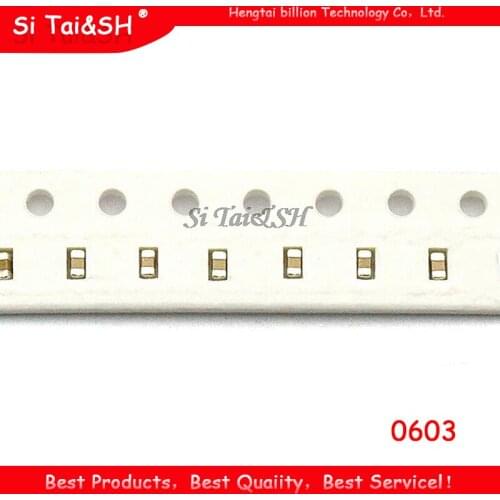 100pcs 10NF X7R Error 10% 50V 0603 103 SMD Thick Film Chip Multilayer Ceramic Capacitor