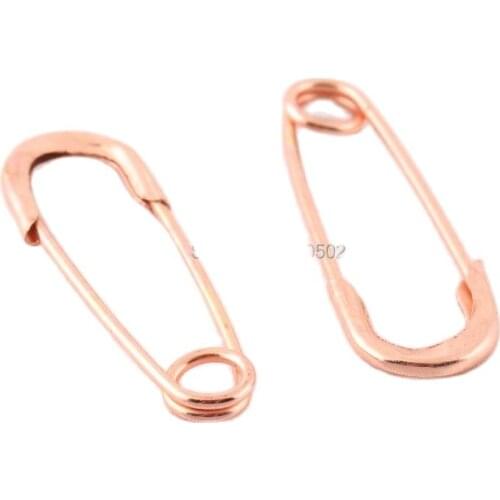 20pcs/lot 38mm Rose Gold Color Brooch pin Safety Pins sewing tool Jewelry Accessories
