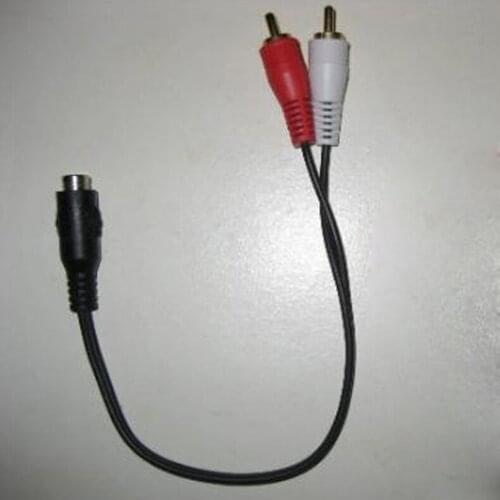 6 inch 2 RCA x Male to 1 x 3.5mm Stereo Female Y-Cable New Arrival