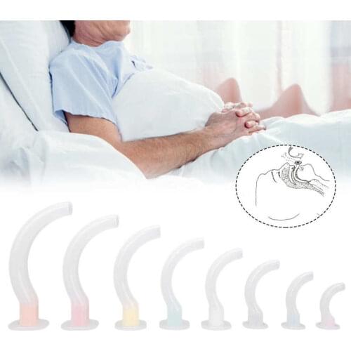 Pill Case Container Disposable Oropharyngeal Airway Emergency Aid Airway Tube Gas Guide Tube For Patients For Medicines