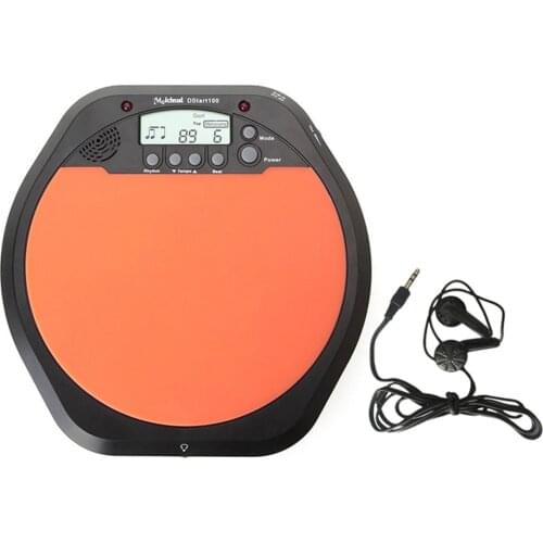 Drummer Training Pad Digital Electric Drum Top Quality Electronic Drum Pad for Training Practice Metronome