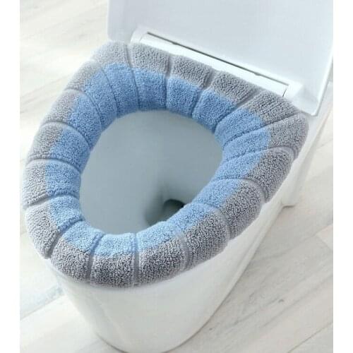 Toilet Seat Cover, Warm Soft Acrylic Washable Carpet, Home Decor, Closestool, Mat, Seat Cover, Toilet Lid, Bathroom Accessories