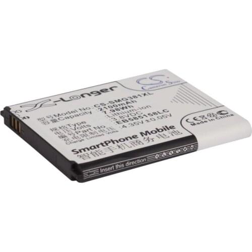 CS 2100mAh/7.98Wh battery for Samsung Galaxy Win Pro, SM-G3812, SM-G3818, SM-G3819, SM-G3819d EB585158LC