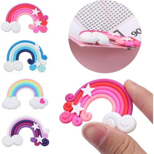 Multifunction Rainbow 5D Diamond Painting Tools Magnet Cover Minders for Parchment Paper Cover Holder DIY Crafts Tools Accessory