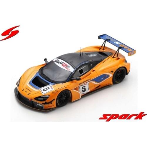 Spark 1:64 Mclaren 720 S GT3 2019 Presentation Orange Diecast Model Car