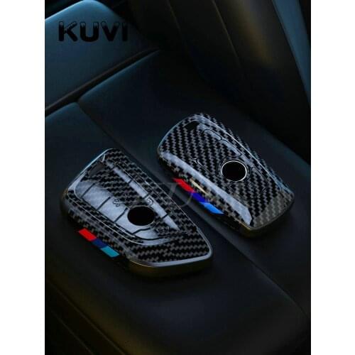 New PC+ Carbon fiber Car Remote Key Case Cover For BMW 1 2 3 4 5 6 7 Series X1 X3 X4 X5 X6 F30 F34 F10 F07 F20 G30 F15 F16