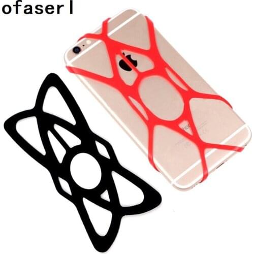 Ofaserl Bands Fixed Bike Phone Holder Security Silicone Band For Bicyle Stand Mount For Samsung Huawei P8 for iPhone 6s 7/Plus