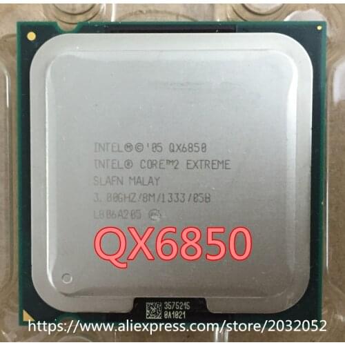 Intel Core 2 Extreme QX6850 3.00 GHz 8MB 1333MHz CPU LGA775 (working 100% Free Shipping)