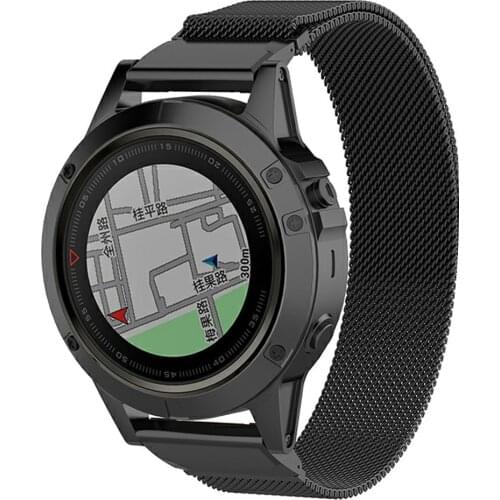 22MM/26MM Strap For Garmin Fenix fenix 6x pro 3/3 HR/3 sapphire D2 Bravo Fenix 5 plus 6 Pro 935/945 stainless steel watchband