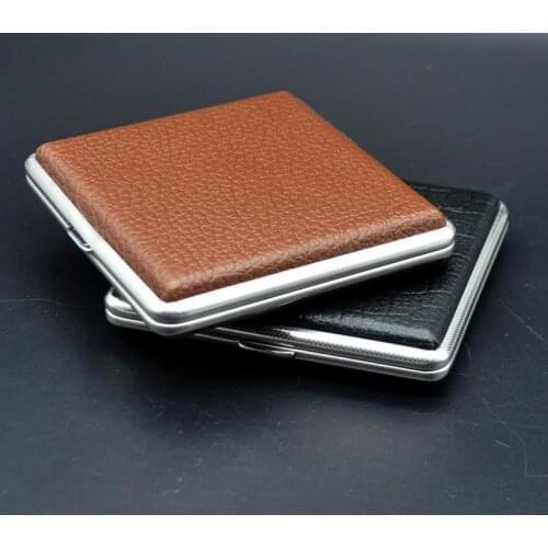 Luxurious Metal Frosted Cigarette Case Shell Casing Storage Box High Quality Exclusive Design Portable Decorate SN3560