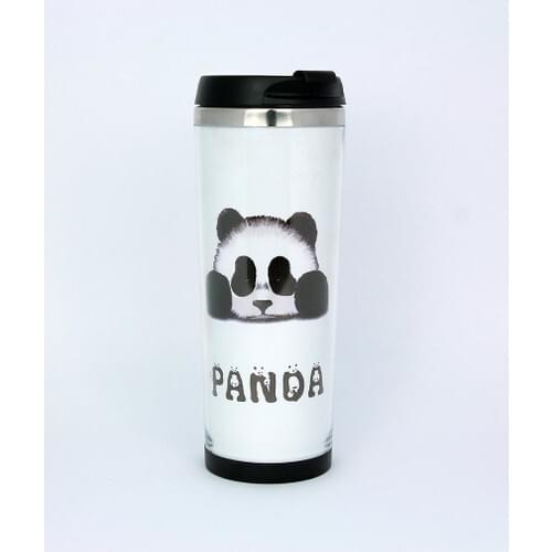 Catharsis Panda Printed Thermos Cup