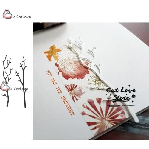 Branch Series Plant Metal Cutting Dies Stencil For DIY Scrapbooking Paper Card Decorative Craft Dies Embossing Die Cuts New 2019