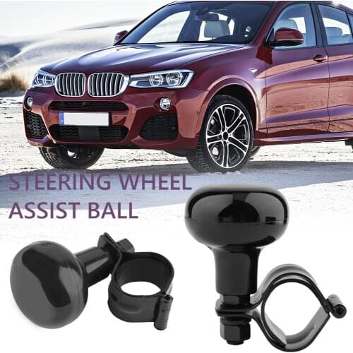 Vehicle Steering Wheel Spinner Knob Power Handle Turning Aid for Car Truck Bus Steering Wheel Metal Assisted Ball
