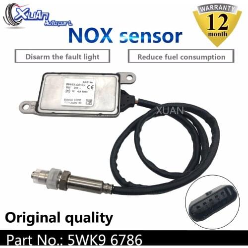 XUAN New Manufactured Nitrogen NOX Sensor Lambda Oxide O2 Sensor 5WK9 6786 For Toyota 5WK96786 89463-E0480