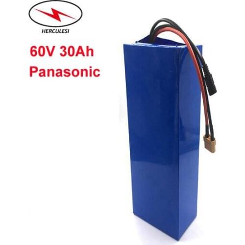 Japan cell 16S10P NCR18650 29PF li ion 60 volt e bike bateria lithium battery 60v 30ah for electric scooter 3000w with 5A charge