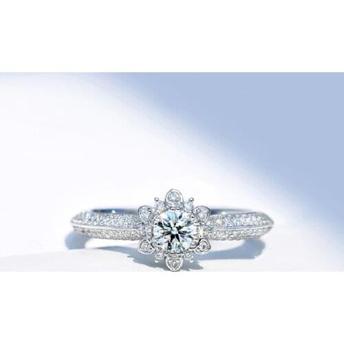 Luxury Women Rings 925 Silver Jewelry with AAA Zircon Gemstones Fashion Finger Ring for Wedding Engagement Promise Gift Ornament