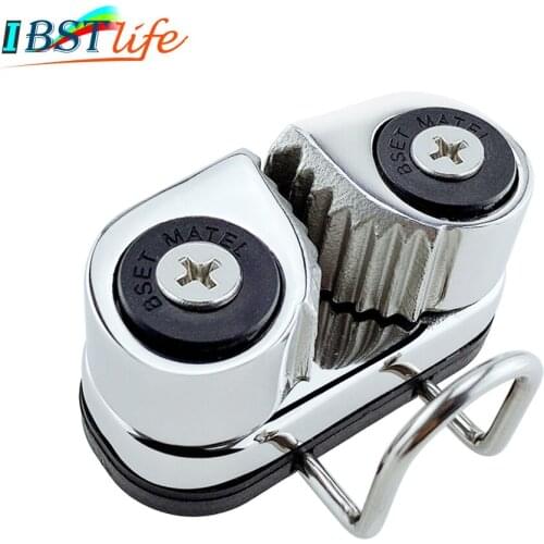 316 Stainless Steel 2 Row Matic Ball Bearing Cam Cleat leading Ring Pilates Equipment Boat Fast Entry Rope Wire Fairlead Sailing