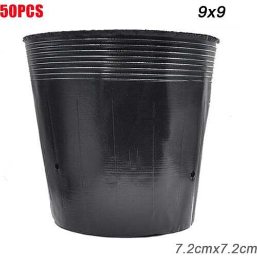 50/100pcs Plastic Seedlings Starter Pot Plants Nursery Pots for Germination Seedling C1