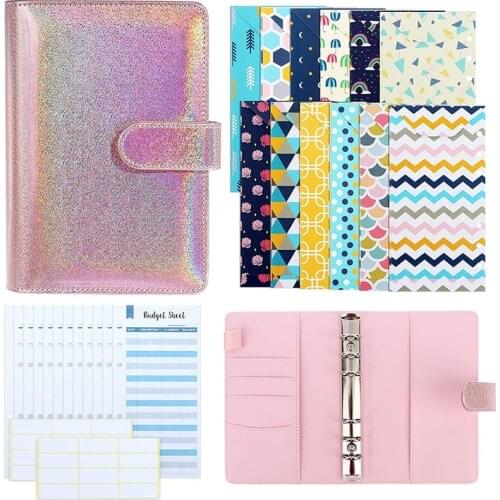 A6 Binder Budget Envelopes System Budget Planner Organizer Budgeting, Small Binder Budget Planner Cash Envelope Binder