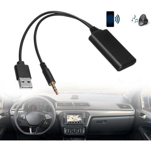 Car AUX Bluetooth Audio Receiver HIFI Sound Quality Plug And Bluetooth Auxiliary Input Adapter