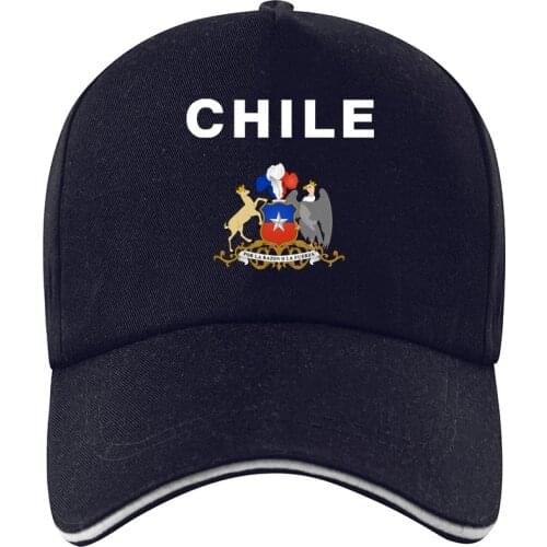 CHILE male hat youth diy free custom made name number chl nation flag cl chilean spanish college print photo baseball cap