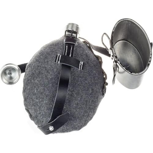 WWII WW2 M1931 Canteen With Cover Set Outdoor Camping Kettle Water Bottle