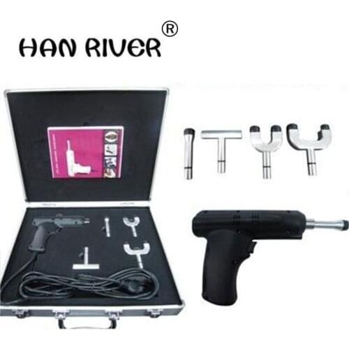 4 head with adjustable intensity adjustment instrument \ electric gun activation massage therapy massager