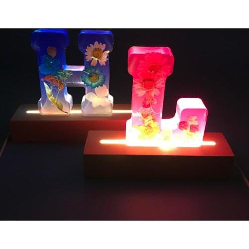 W-z Letter Molds Large Size for Epoxy Resin Pendant Making DIY Candle Silicone Mold