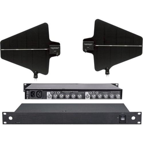 Bolymic Antenea Amplifier System 470-952MHz Antenna Distributor for Headset Wireless Karaoke Microphone System,school,meeting