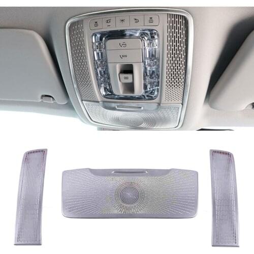 Front Read Light Cover Glasses Case Switch Lamp Frame Panel Trims Interior For Mercedes-Benz GLE GLS Class 350 W167 X167 2020