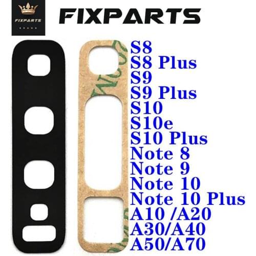Camera Glass Lens For Samsung Galaxy A10 A20 A30 A40 A50 A70 S8 Plus S9 S10 S10E Note 8 10 Back Rear Camera Glass Lens with Glue